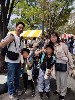 トータルライフサービスのスタッフも家族で参加